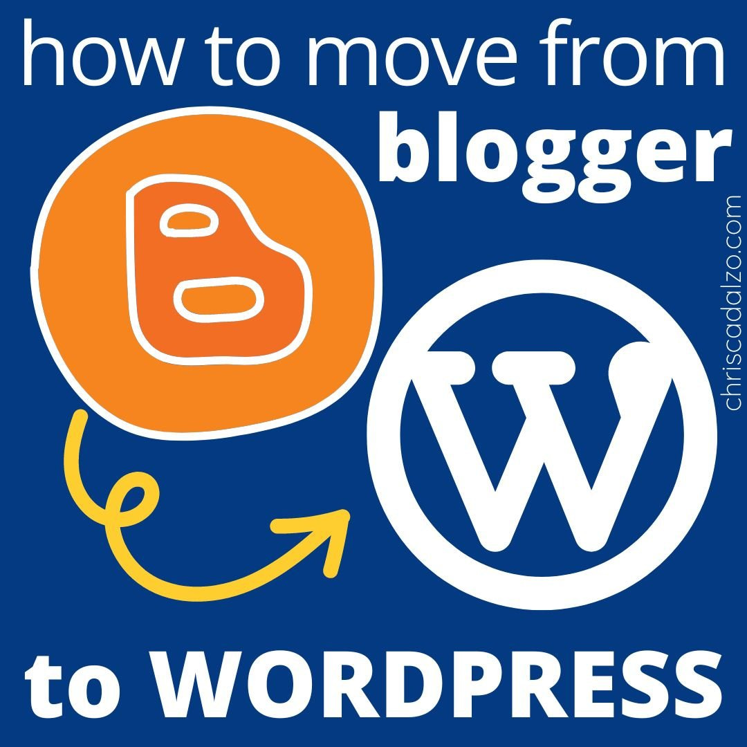 how to move from Blogger to WordPress