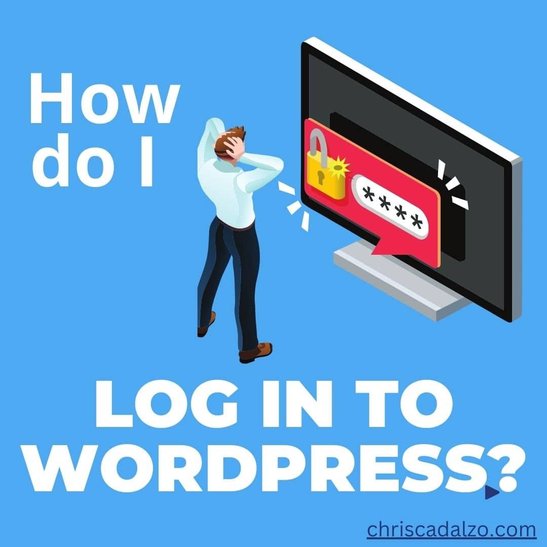 How do I log in to my WordPress? 
