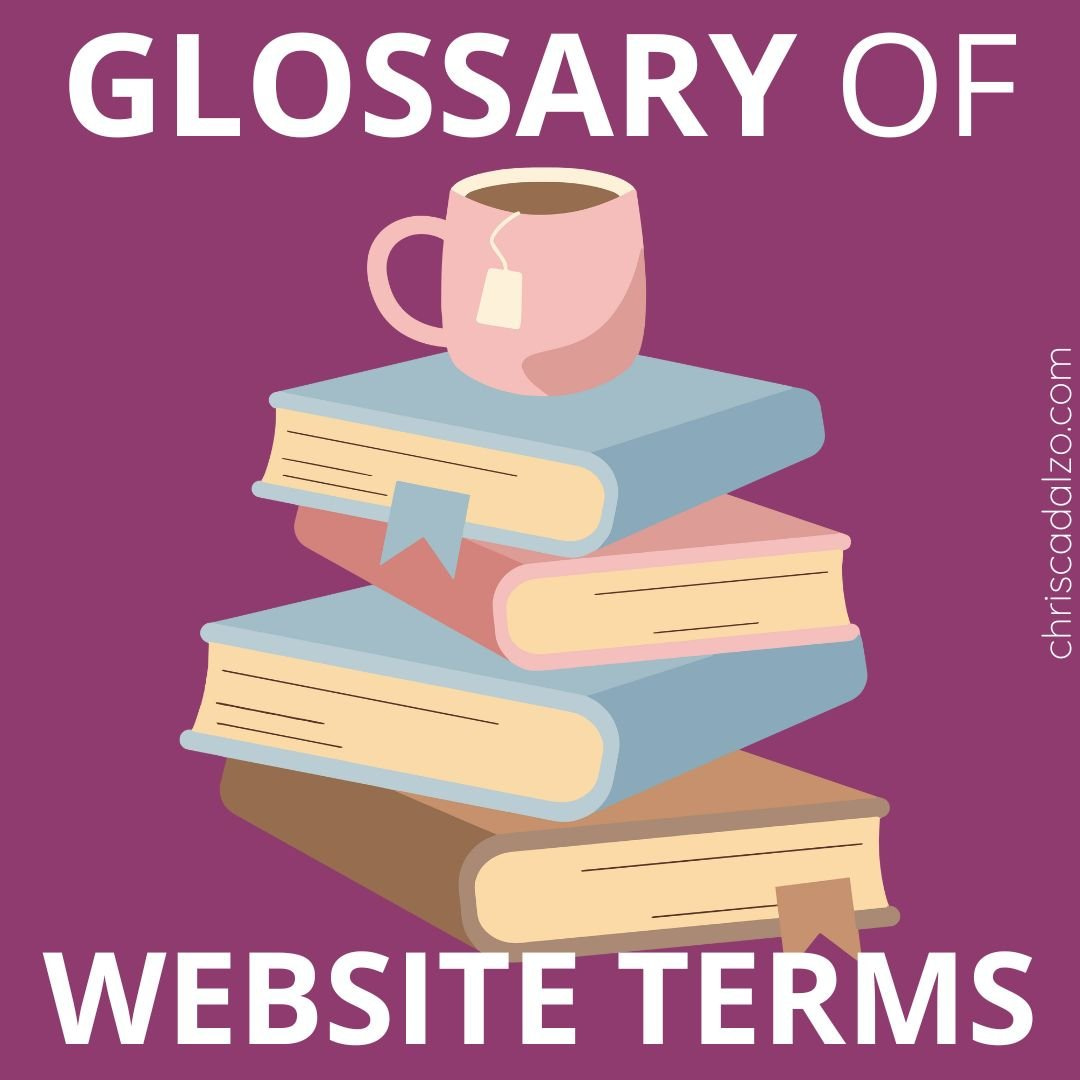 Glossary of Website Terms