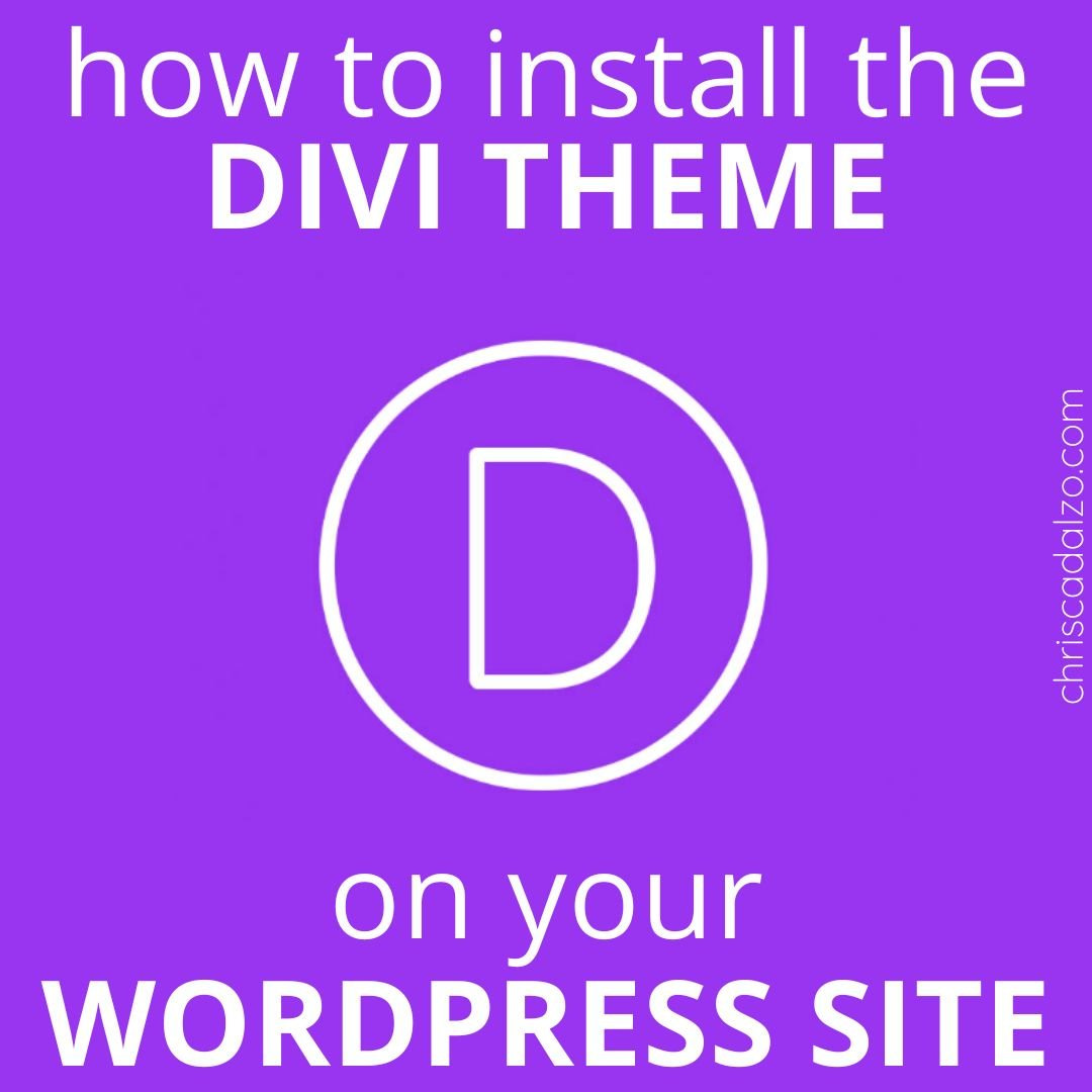 How to Install Divi on your WordPress Site
