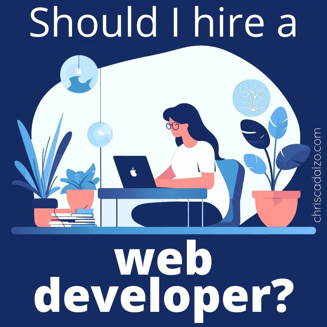 Should I hire a web developer or DIY my website?