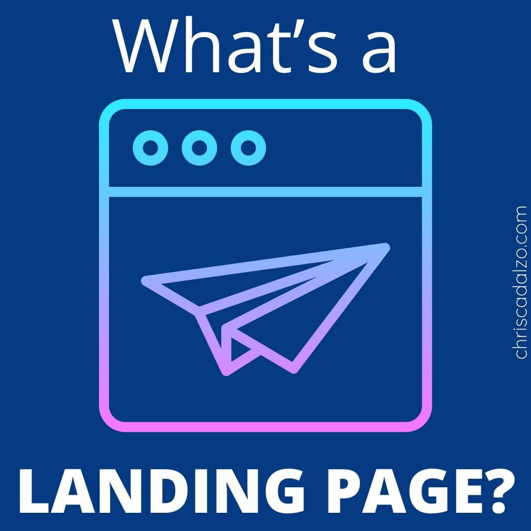 What’s a landing page?