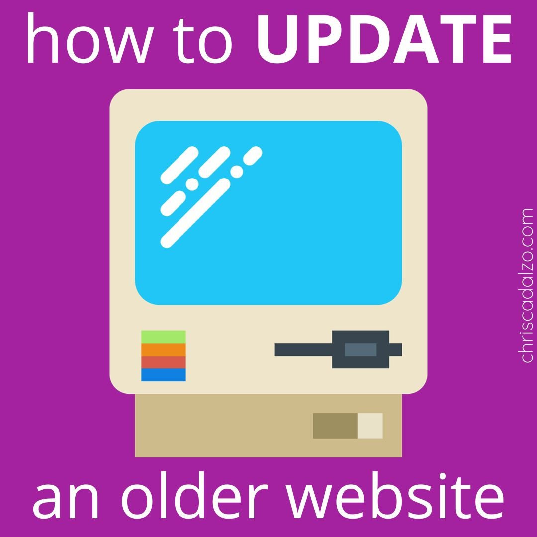 How to Give your Website an Update
