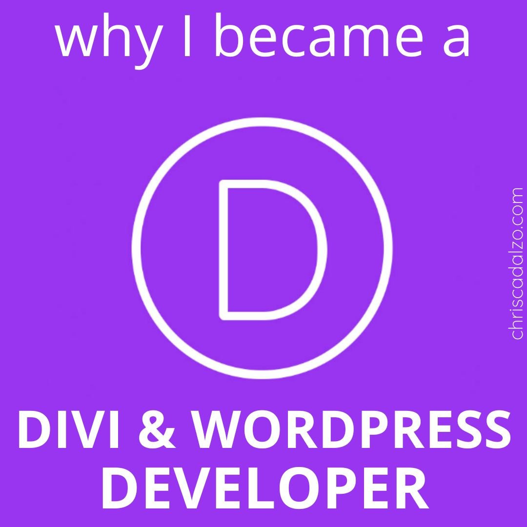 How I Became a Divi Web Developer